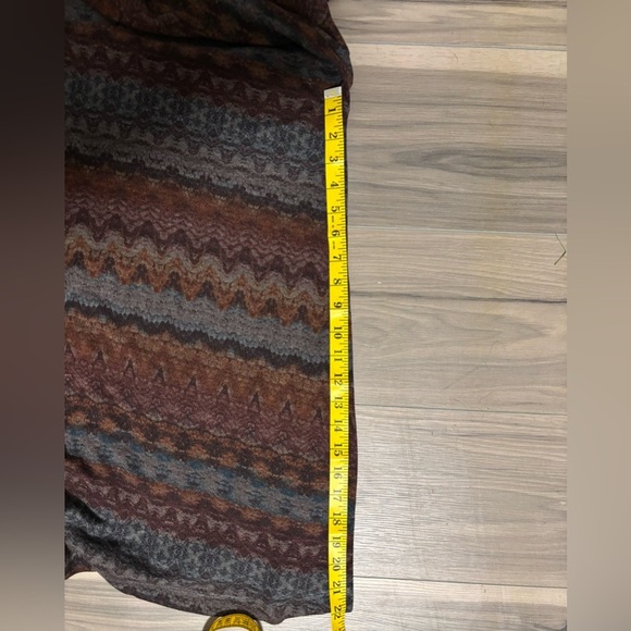 Orvis Long Sleeve V Neck Tunic Dress - Size Large - Picture 4 of 4